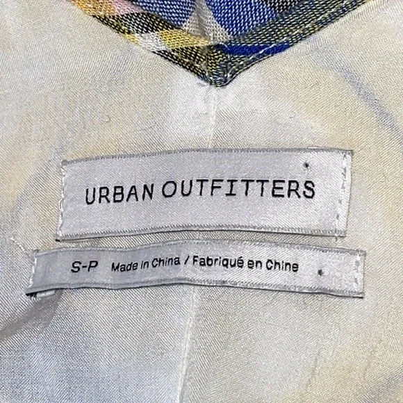 Urban Outfitters Peppa Plaid Mini Dress Size SM - Picture 12 of 16